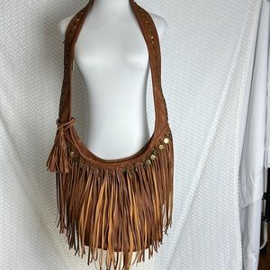 NWT boho bag with fringe.
